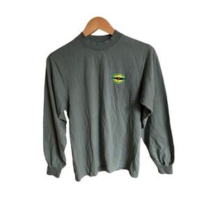 OnlyNY Men’s Long Sleeve High Neck‎ Outdoors Kayak Tee Size XS